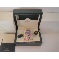 rolex replica pearlmaster rose gold pink blue bezel orologio copia imitazione