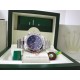 rolex replica daytona new oro bianco quadrante blu orologio copia imitazione