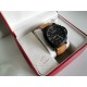 panerai replica luminor marina black dial PVD prohunter strip leather