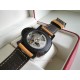 panerai replica luminor marina black dial PVD prohunter strip leather