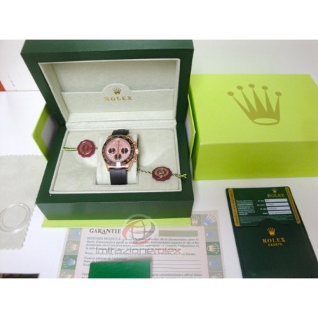 rolex replica daytona ceramichon oysterflex rose gold strip rubber orologio copia imitazione