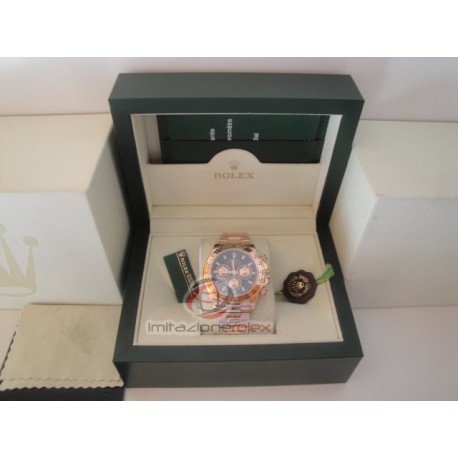 rolex replica daytona rose gold black dial orologio copia imitazione